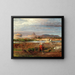Aan de poorten van Rome - Oswald Achenbach — ingelijst kunstwerk aan de muur