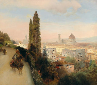 Oswald Achenbach - View Of Florence.webp