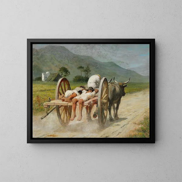 Scirococo - Otto Bache — ingelijst kunstwerk aan de muur