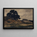 Landschap met Grote Boom - Otto Fröhlicher — ingelijst kunstwerk aan de muur