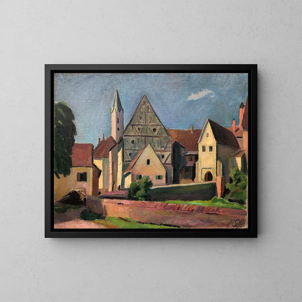 Des Franconies - Otto Geigenberger — ingelijst kunstwerk aan de muur