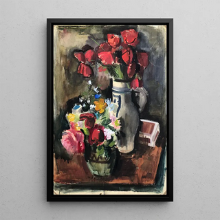 Otto Geigenberger - Blumenstrue am Tisch.webp