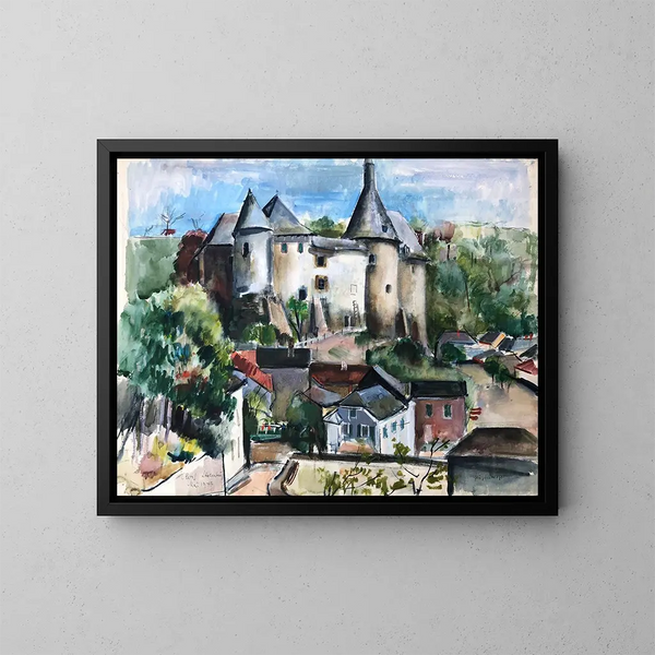 Clerf de Luxembourg - Otto Geigenberger — ingelijst kunstwerk aan de muur