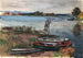 Fishing Boats Painting - Otto Geigenberger — artwork view