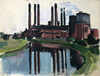 Haard - Otto Geigenberger — weergave van het kunstwerk