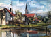 Landschap met kerk - Otto Geigenberger — weergave van het kunstwerk