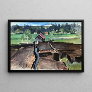 Otto Geigenberger - Moorlandschaft bei Elbach am Schliersee.webp