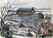 Snowy End-of-Winter Landscape - Otto Geigenberger — artwork view