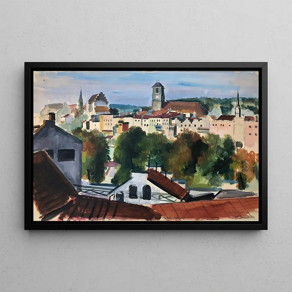 Otto Geigenberger - Wasserburg am Inn Blick vom Magdalenenweg.webp