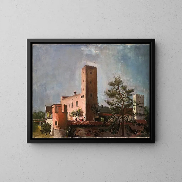 Urgent Grunwald nabij München - Otto Geigenberger — ingelijst kunstwerk aan de muur