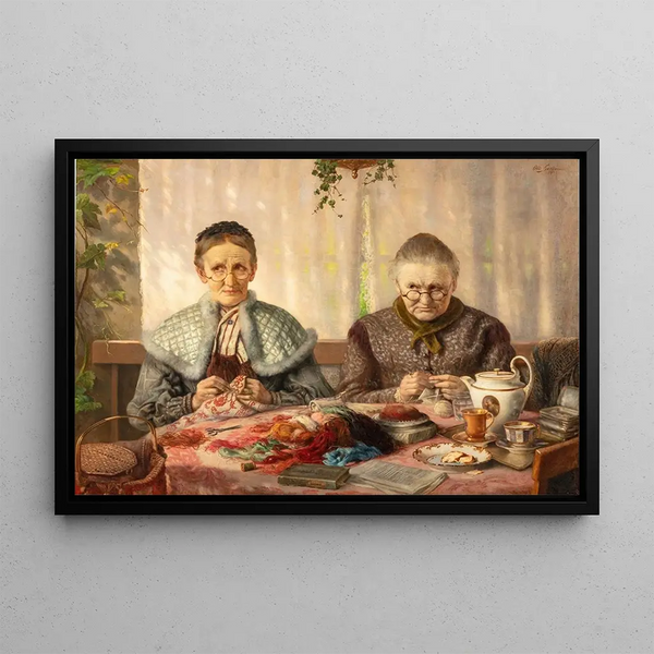 Otto Goldmann - The knitters.webp