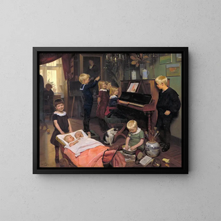 Otto Haslund - A Concert The Artists Children and their Playmates.webp