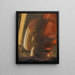 Head of Janus - Otto Meyer-Amden — framed artwork on a wall