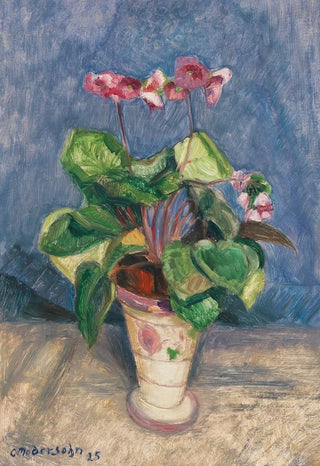 Otto Modersohn - Blhendes Alpenveilchen.webp