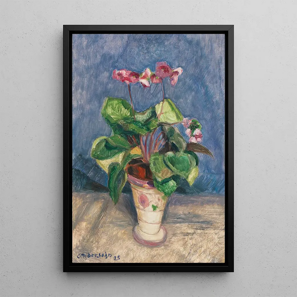 Otto Modersohn - Blhendes Alpenveilchen.webp