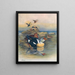 Eider à tête grise II - Otto Murray Dixon — ingelijst kunstwerk aan de muur