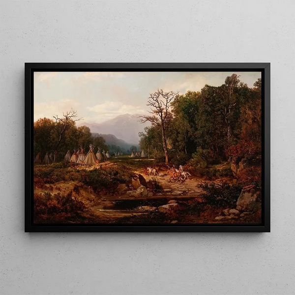 Otto Reinhold Jacobi - Indian Encampment.webp
