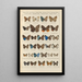 Exotic butterflies painting Pl088 - Otto Staudinger — framed artwork on a wall