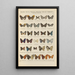 Exotic butterflies Pl090 - Otto Staudinger — framed artwork on a wall