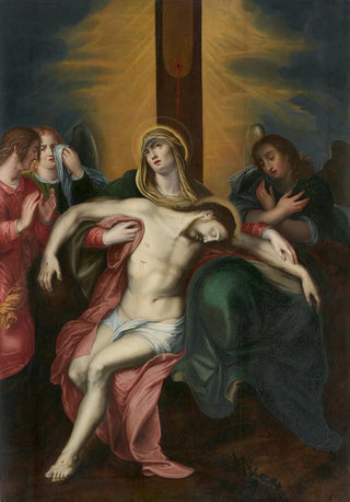 Otto van Veen - The Lamentation of Christ with Angels.webp