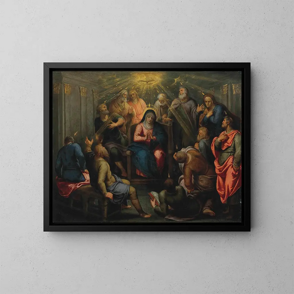 La Pentecôte - Otto van Veen — ingelijst kunstwerk aan de muur