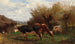 Cows grazing - Otto von Thoren — artwork view