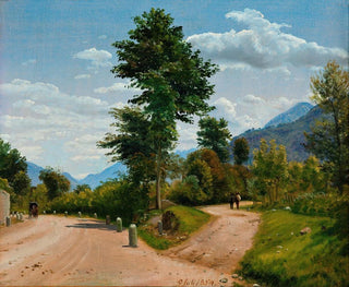 P C Skovgaard - Italian Landscape.webp