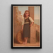 Fisherman's Daughter - Peter O. Vickery — framed artwork on a wall