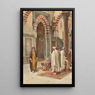 P Pavesi - Moslems at Prayer.webp