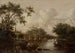 Stad met rivier - Pieter van Mase — weergave van het kunstwerk