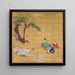 Palais Nagisa des Contes d'Ise - Shibata Zeshin — framed artwork on a wall