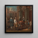 Panel for a cobblestone - William Hogarth — framed artwork on a wall