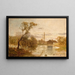 Landschap - Pantaleon Szyndler — ingelijst kunstwerk aan de muur