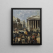 Mansion House and Royal Exchange of London - Paolo Sala — framed artwork on a wall