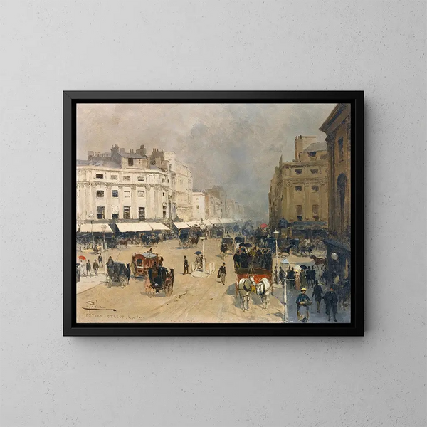 Rue d'Oxford - Paolo Sala — ingelijst kunstwerk aan de muur