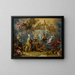 Allegory of the consequences of Utrecht Peace - Paolo de Matteis — framed artwork on a wall