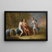 Loth and his daughters - Paolo de Matteis — framed artwork on a wall