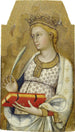 Sainte Catherine d'Alexandrie - Paolo di Giovanni Fei — weergave van het kunstwerk