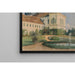 Reproductie van het schilderij Parc du château avec fontaine - Marie Egner
