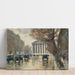 Reproductie van het schilderij Parijs, La Madeleine van Lesser Ury
