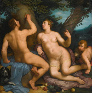 Paris et Oenone - Cornelis Cornelisz van Haarlem