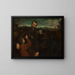 Portret van een man in harnas met twee pagina's - Paris Bordone — ingelijst kunstwerk aan de muur