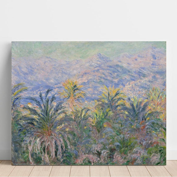 Reproductie van het schilderij Parijzers aan Bordighera - Claude Monet