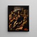 The Virgin and Child, Saint John the Baptist, Madeleine, and Zechariah, The Virgin of Saint Zechariah - Parmigianino — framed artwork on a wall