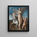 Saturnus en Philyra - Parmigianino — ingelijst kunstwerk aan de muur