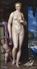 Venus and Cupid - Parrasio Micheli — artwork view