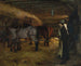 Een schuur - Pascal-Adolphe-Jean Dagnan-Bouveret — weergave van het kunstwerk