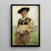 Portrait of Jules Alexis Muenier - Pascal-Adolphe-Jean Dagnan-Bouveret — framed artwork on a wall
