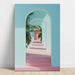 Reproductie van het schilderij Passage tropical | Abstracte muurkleurdecoratie