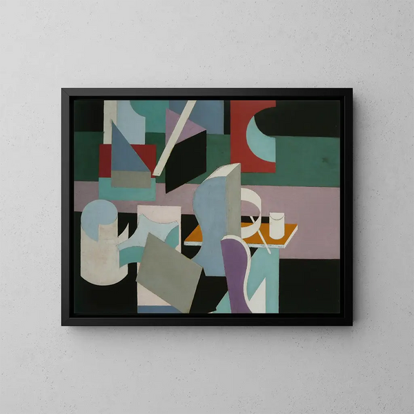 - Patrick Henry Bruce — ingelijst kunstwerk aan de muur